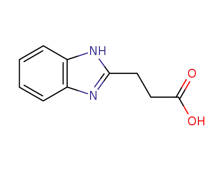 Molecular Structure of 23249-97-0 (2-BENZIMIDAZOLEPROPIONIC ACID)