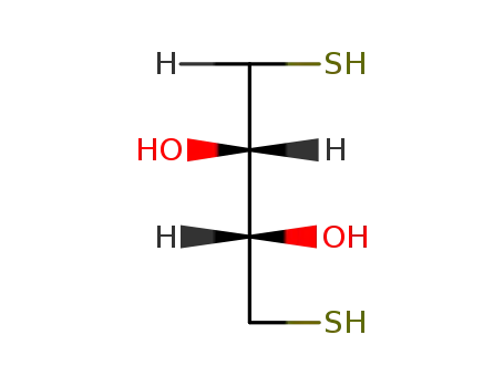 Molecular Structure of 7634-42-6 (1,4-dimercaptobutane-2,3-diol)