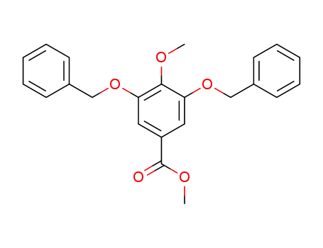 Molecular Structure of 13326-69-7 (methyl 3,5-dibenzyloxy-4-methoxybenzoate)