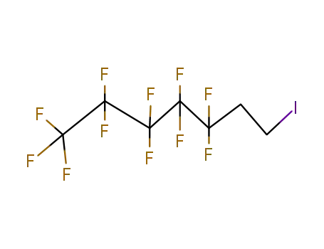 Molecular Structure of 1682-31-1 (1,1,1,2,2,3,3,4,4,5,5-undecafluoro-7-iodoheptane)