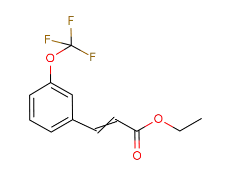 Molecular Structure of 179381-92-1 (ethyl 3-(3-(trifluoromethoxy)phenyl)acrylate)