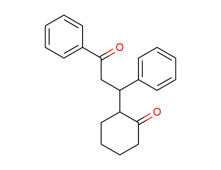 Molecular Structure of 2682-98-6 (2-(3-oxo-1,3-diphenylpropyl)cyclohexanone)
