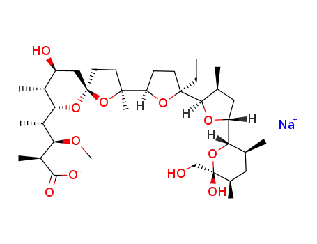 Molecular Structure of 22373-78-0 (Monensin sodium salt)