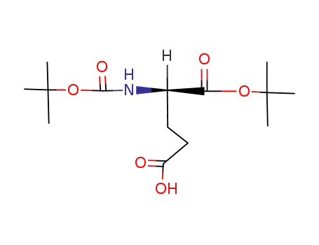 Molecular Structure of 73872-71-6 (BOC-D-GLU-OTBU)