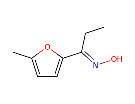 Molecular Structure of 133712-93-3 (1-(5-methyl-[2]furyl)-propan-1-one oxime)