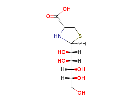 2-[(1S,2S,3R,4R)-1,2,3,4,5-pentahydroxypentyl]-1,3-thiazolidine-4-carboxylic acid