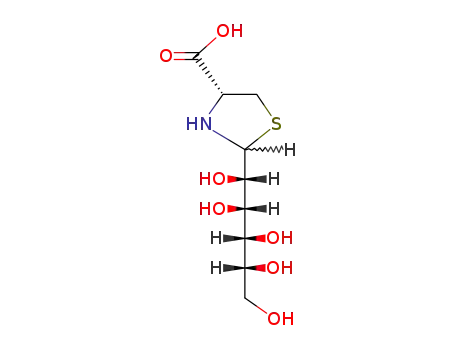 Molecular Structure of 132338-92-2 (glucosylthiazolidine-4-carboxylic acid)