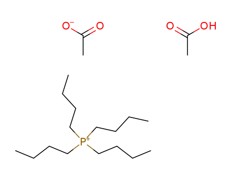Molecular Structure of 17786-43-5 (Tetrabutylphosphonium acetate acetic acid salt)