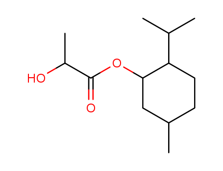 Propanoic acid,2-hydroxy-, 5-methyl-2-(1-methylethyl)cyclohexyl ester(17162-29-7)