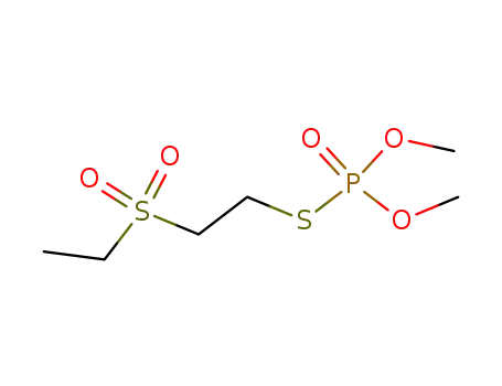 Molecular Structure of 17040-19-6 (DEMETON-S-METHYL SULFONE)