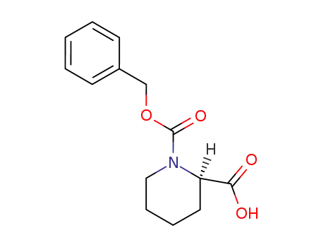 Molecular Structure of 28697-09-8 ((D)-N-(BENZYLOXYCARBONYL)PIPECOLIC ACID)