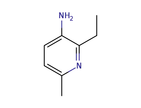 Molecular Structure of 1344663-48-4 (2-ethyl-6-methylpyridin-3-amine)