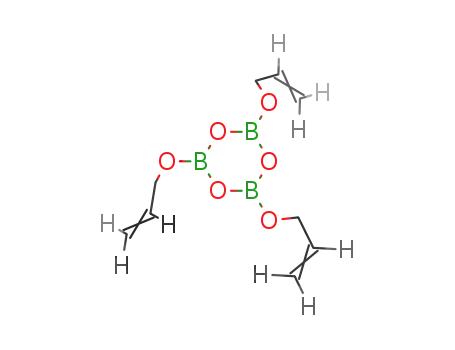 Molecular Structure of 25156-19-8 (Boroxin,tris(2-propenyloxy)- (9CI))