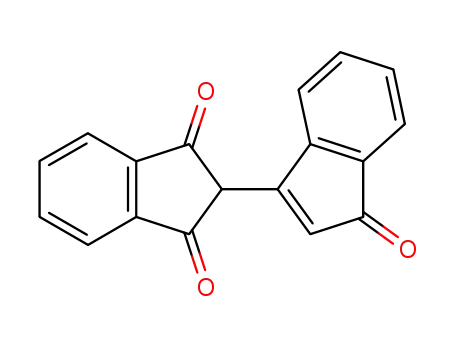 Molecular Structure of 13432-11-6 ([2,3'-Bi-1H-indene]-1,1',3(2H)-trione)