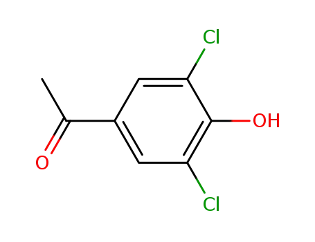 Molecular Structure of 17044-70-1 (3',5'-DICHLORO-4'-HYDROXYACETOPHENONE)