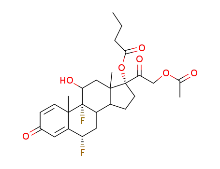 Molecular Structure of 23674-86-4 (Difluprednate)