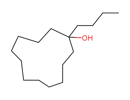 Molecular Structure of 16282-71-6 (Cyclododecanol, 1-butyl-)