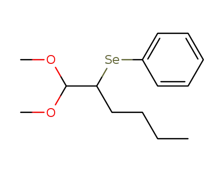1,1-dimethoxy-2-phenylselenenylhexane