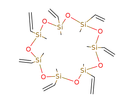 Molecular Structure of 17704-23-3 (2,4,6,8,10,12,14-Heptamethyl-2,4,6,8,10,12,14-heptavinyl-1,3,5,7,9,11,13-heptaoxa-2,4,6,8,10,12,14-heptasila-cyclotetradecane)