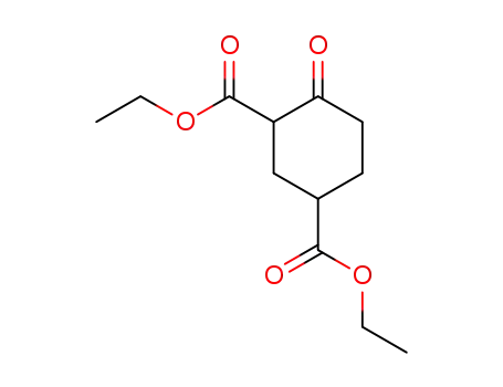 Molecular Structure of 58660-59-6 (1,3-Cyclohexanedicarboxylic acid, 4-oxo-, diethyl ester)