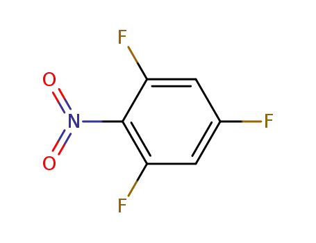 Molecular Structure of 315-14-0 (1,3,5-Trifluoro-2-nitrobenzene)