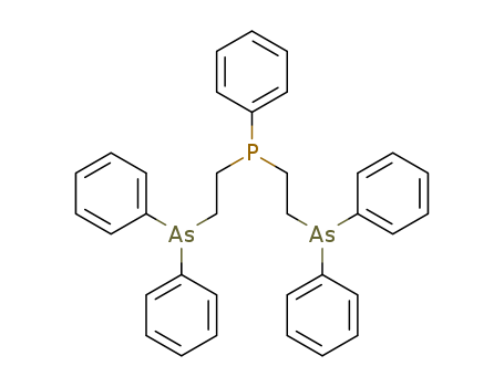 23582-05-0,bis[(2-diphenylarsinoethyl)phenyl]phosphine,Bis(2-diphenylarsinoethyl)phenylphosphine;NSC 164874; NSC 635022