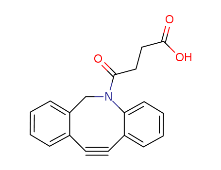 1353016-70-2,DBCO-Acid,DBCO-Acid;Dibenzocyclooctyne-acid;4-(11,12-didehydrodibenzo[b,f]azocin-5(6H)-yl)-4-oxobutanoic acid