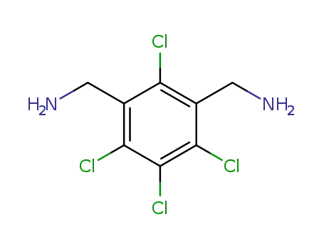 Molecular Structure of 16969-06-5 (2,4,5,6-tetrachloro-m-xylene-alpha,alpha'-diamine)