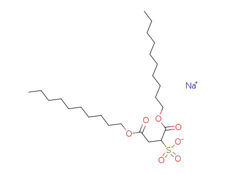 Butanedioic acid,2-sulfo-, 1,4-didecyl ester, sodium salt (1:1)