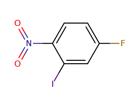 Molecular Structure of 41860-64-4 (4-fluoro-2-iodo-1-nitrobenzene)