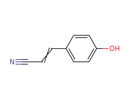 Molecular Structure of 82575-52-8 (P-HYDROXYCINNAMYLNITRILE)