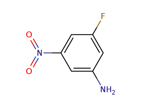 Molecular Structure of 2369-12-2 (5-Fluoro-3-nitroaniline)