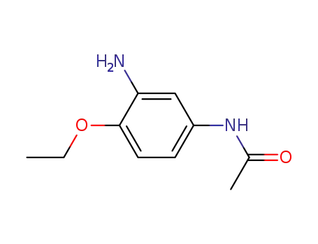 Molecular Structure of 17026-81-2 (N-(3-amino-4-ethoxyphenyl)acetamide)