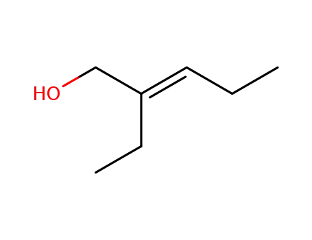 Molecular Structure of 16403-08-0 ((2E)-2-ethylpent-2-en-1-ol)