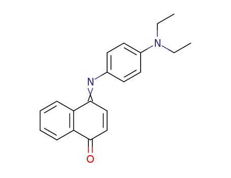 Molecular Structure of 2363-99-7 (4-[[4-(diethylamino)phenyl]imino]naphthalen-1(4H)-one)