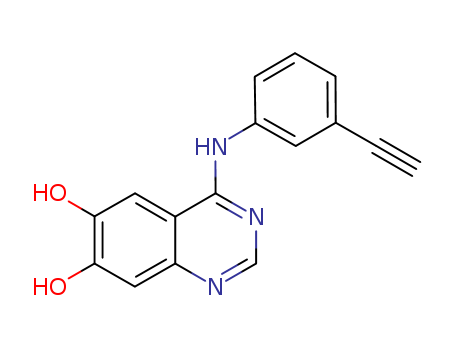 N-(3-ethynylphenyl)-6,7-dihydroxy-4-quinazolinamine