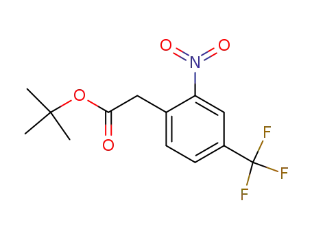 tert-butyl 2-nitro-4-trifluoromethyl-phenylacetate