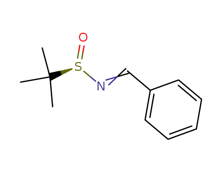 Molecular Structure of 196929-85-8 ((R)-N-benzylidene-2-methylpropane-2-sulfinamide)
