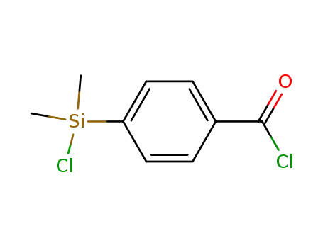 Molecular Structure of 17902-45-3 (p-(Chlorodimethylsilyl)benzoyl chloride)