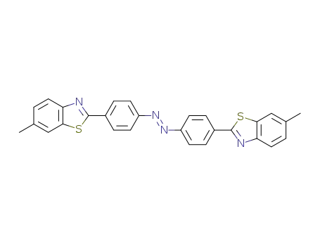 Molecular Structure of 17205-68-4 (2,2'-(azodi-p-phenylene)bis(6-methylbenzothiazole))