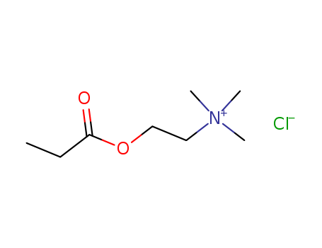 Ethanaminium,N,N,N-trimethyl-2-(1-oxopropoxy)-, chloride (1:1)