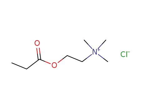 Molecular Structure of 2365-13-1 (PROPIONYLCHOLINE CHLORIDE)