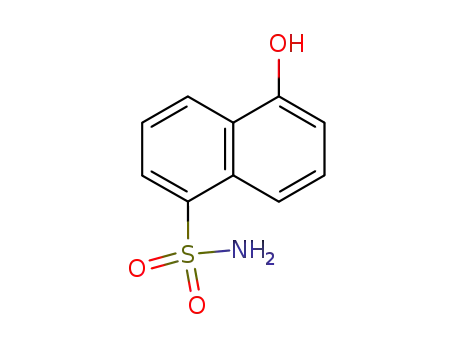 Molecular Structure of 17286-26-9 (5-hydroxynaphthalene-1-sulphonamide)