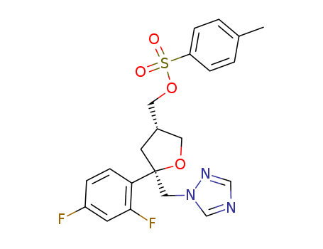 (5R-cis)-Toluene-4-sulfonic acid 5-(2,4-difluorophenyl)-5-(1H-1,2,4-triazol-1-yl)methyltetrahydrofuran-3-ylmethyl ester