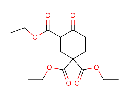 Molecular Structure of 57899-62-4 (Triethyl 4-oxocyclohexane-1,1,3-tricarboxylate)