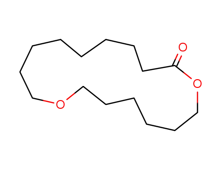 Molecular Structure of 1725-01-5 (10-OXAHEXADECANOLIDE)