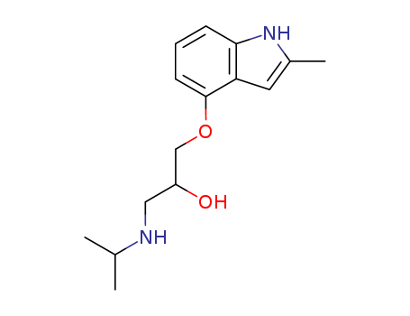 2-Propanol,1-[(1-methylethyl)amino]-3-[(2-methyl-1H-indol-4-yl)oxy]-