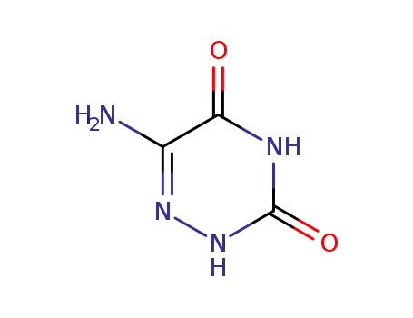 Molecular Structure of 18802-38-5 (6-amino-1,2,4-triazine-3,5(2H,4H)-dione)