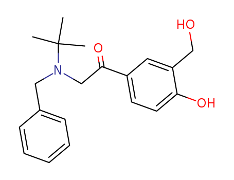 2-[benzyl(tert-butyl)amino]-1-[4-hydroxy-3-(hydroxymethyl)phenyl]ethanone