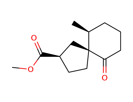 Spiro[4.5]decane-2-carboxylic acid, 6-methyl-10-oxo-, methyl ester,
(2R,5S,6S)-